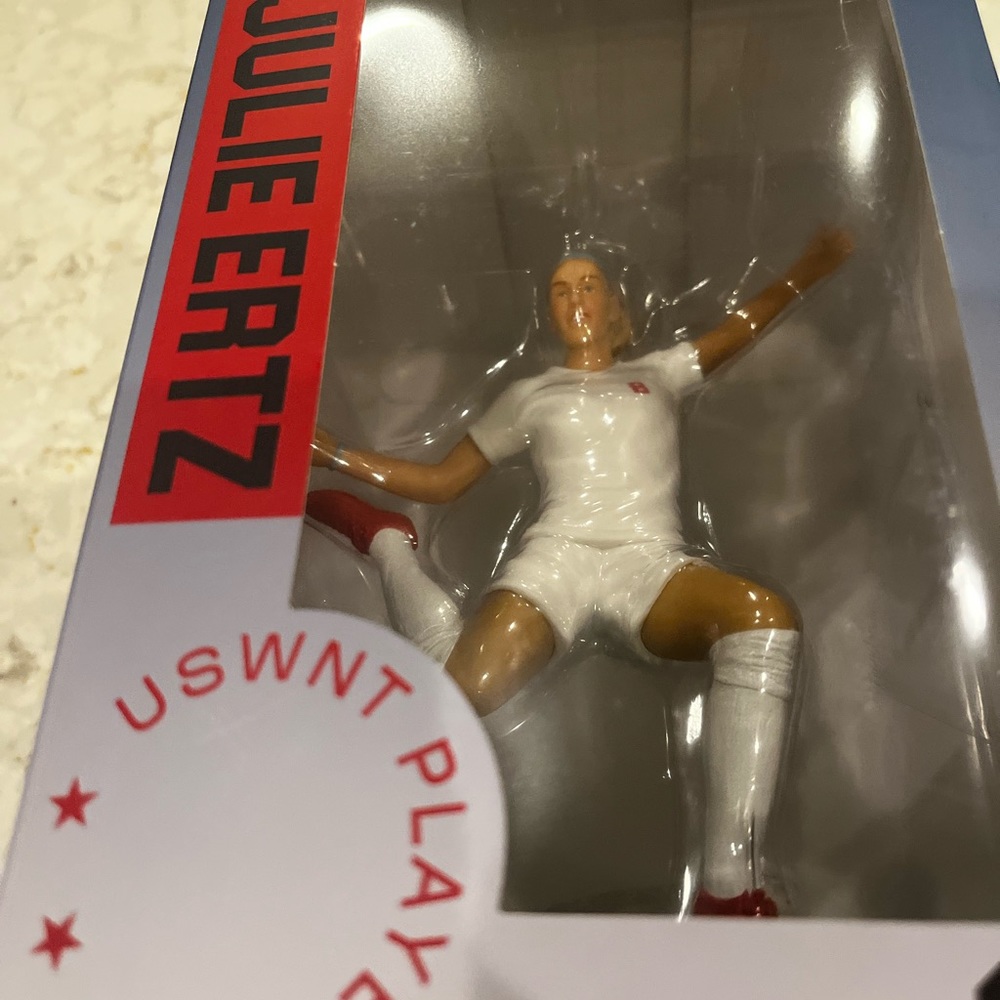 Soccer player figurine for bedroom decor sports OLYMPIC USA team collectible
